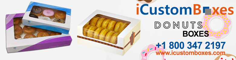 Get Custom Printed Donut Boxes Wholesale at iCustomBoxes