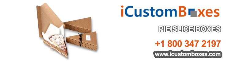 Get Variety Of Pie Slice Boxes wholesale at iCustomBoxes