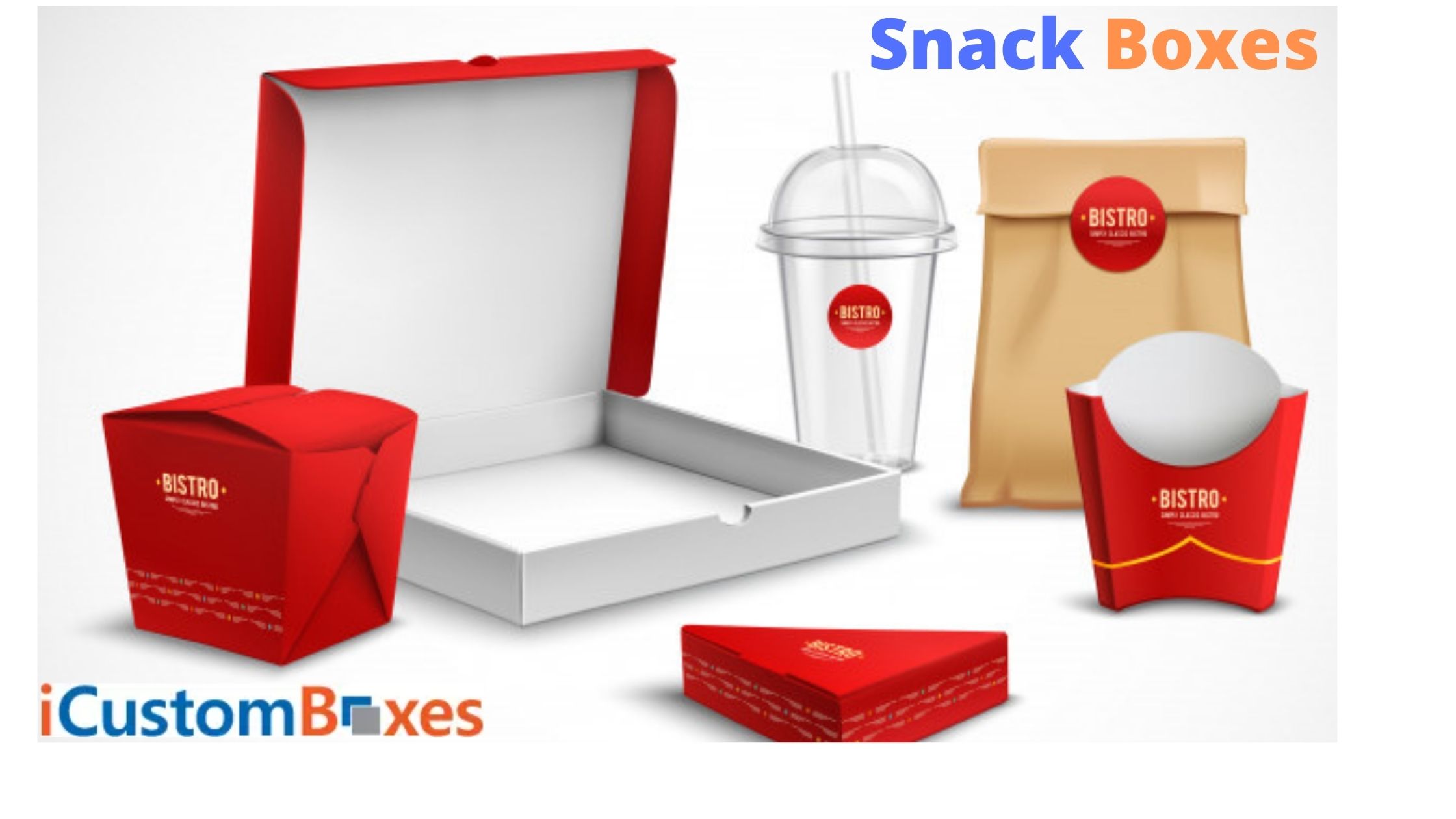 Customized Top NO 1 Snack Boxes Wholesale at iCustomBoxes