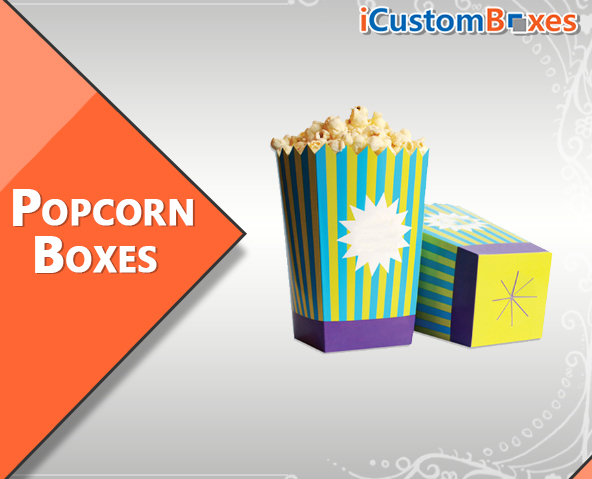 Popcorn Boxes wholesale from iCustomBoxes at a cheap rate