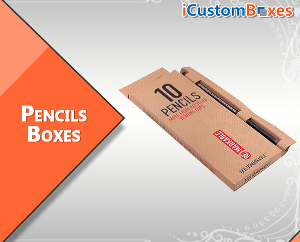 Get top Pencils Boxes wholesale at iCustomBoxes