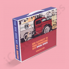 Cardboard Suitcase Box with Handle by ICB Canada