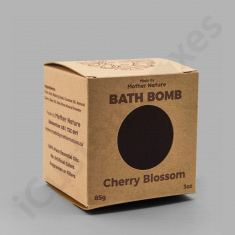 Kraft Bath Bomb Boxes Wholesale
