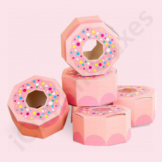 Pink Donut Boxes