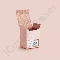 Soy candle packaging by iCustomBoxes Canada