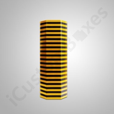 striped storage boxes