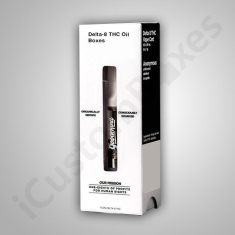 Delta 8 Vape Boxes with die cut
