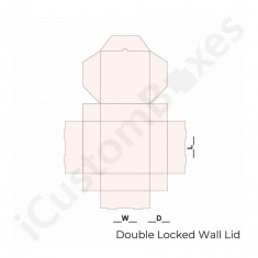 Custom Double Locked Wall Lid