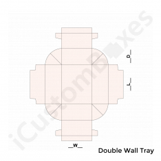 Double Wall Trays Boxes