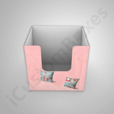 Dump Bin Boxes with die cut
