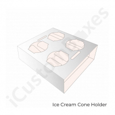 Ice Cream Cone Holder box packaging by ICB Canada