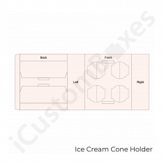 Ice Cream Cone Holder boxes iCustomBoxes Canada
