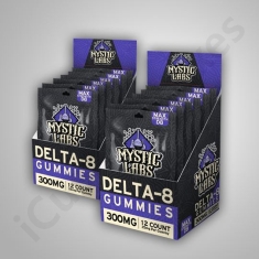 custom Delta-8 THC gummies boxes