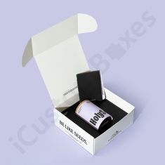 White Tab Locking Literature Mailers