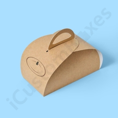 mini loaf gable cake boxes with handle