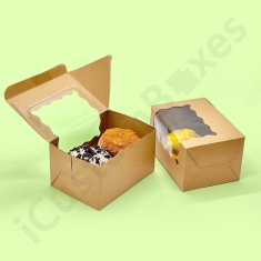 cardboard loaf cake boxes with widow