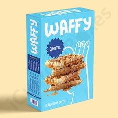 custom packaging boxes for frozen waffles