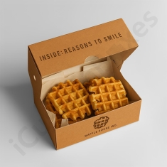Lid and base waffle boxes
