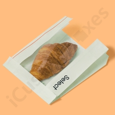white window paper bakery bags