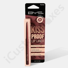 lip liner box with hang tab