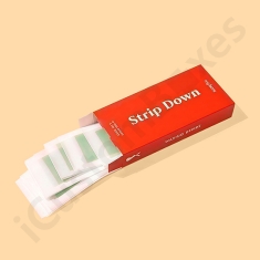custom wax strip boxes by iCustomBoxes Canada