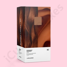 hair colour box packaging