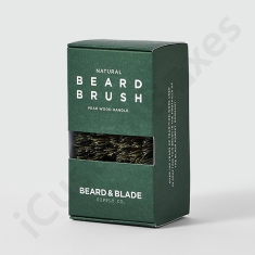 custom beard brush packaging