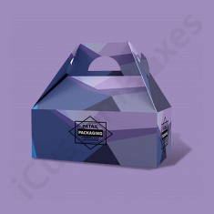 Custom Purple Gable Boxes