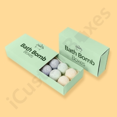 Sleeve and Tray Bath Bomb Box Packaging