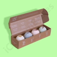 Kraft Bath Bomb Packaging Canada