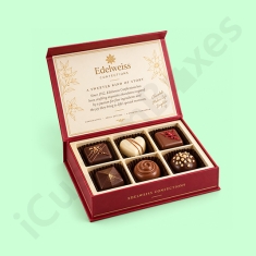 Personalized chocolate gift packaging