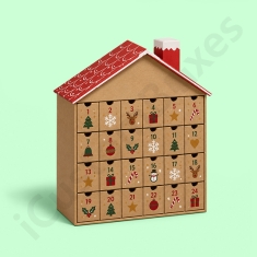 Printed Cardboard Advent Calendar