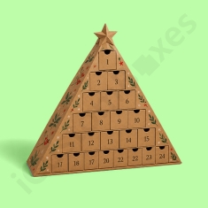 Cardboard Advent Calendar by iCustomBoxes Canada