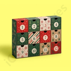 Custom Christmas advent calendar packaging