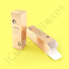 Custom Cream Packaging Boxes with Logo