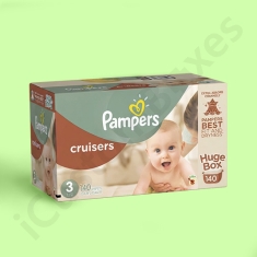 Custom printed diaper boxes