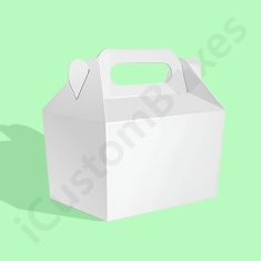 Gable White Packaging Boxes