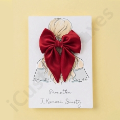 Hair Bow Cardboard Display Cards