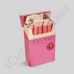 Custom Cardboard Cigarette Box by iCustomBoxes Canada