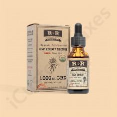 Custom Cannabis Tincture Boxes wholesale by icustomboxes.com