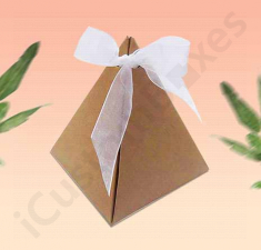 Custom Pyramid Boxes Wholesale by iCustomBoxes.com