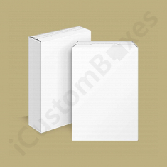 Plain and Blank Cereal Boxes