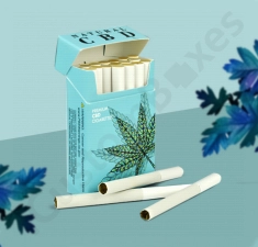 Blank Cannabis Cigarette Boxes by icustomboxes.com