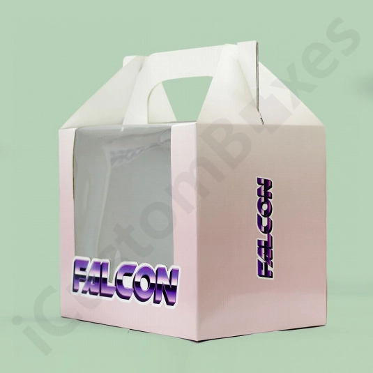 Custom Die Cut Cake Boxes with handle by icustomboxes.com