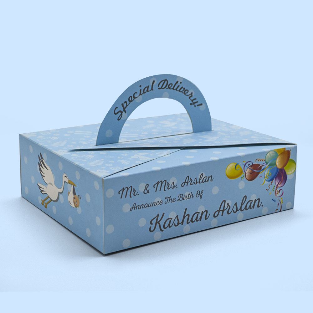 Custom Gift Boxes with Handle by icustomboxes.com