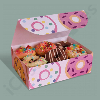 Pink Donut Boxes