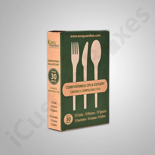 Custom Cutlery Boxes with Lid iCustomBoxes
