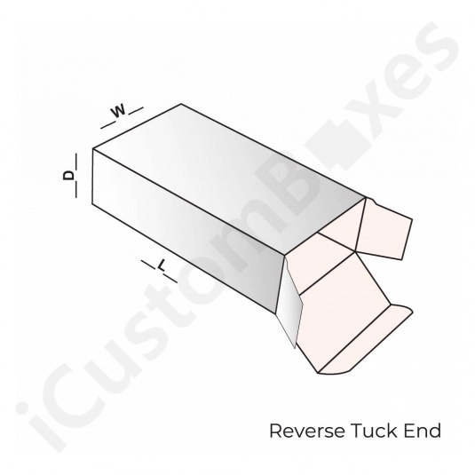 Reverse Tuck end box by icustomboxes.com