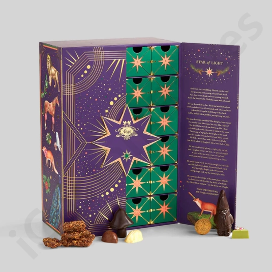 personalized cardboard advent calendar boxes packaging