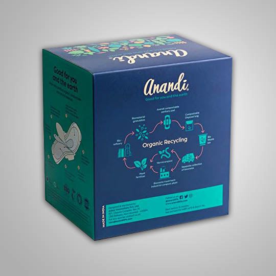Anandi Pads Packaging